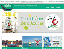 Tablet Screenshot of embotelladoracanarias.com